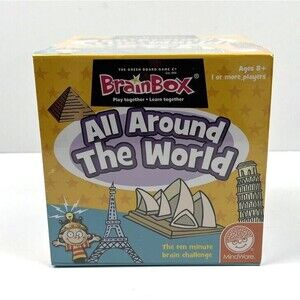 Brain Box All Around The World - The Ten Minute Brain Challenge Board Game NEW